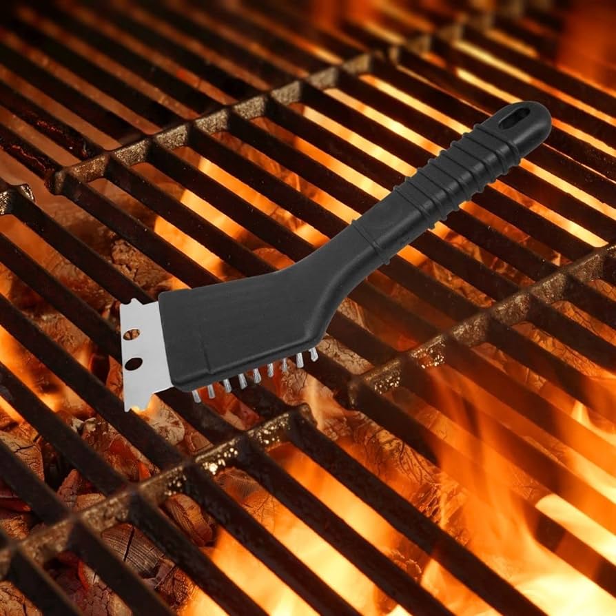 Βούρτσα και Ξύστρα Καθαρισμού για Σχάρες - BBQ 22cm - Image 3
